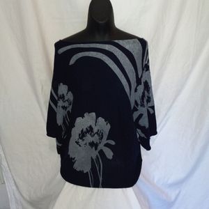 Fenn Wright Manson Kimono Sweater, Blue 100% Cotton Size:XL